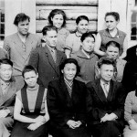 С сотрудниками редакции и типографии газеты «Джидинский колхозник».1960 г.